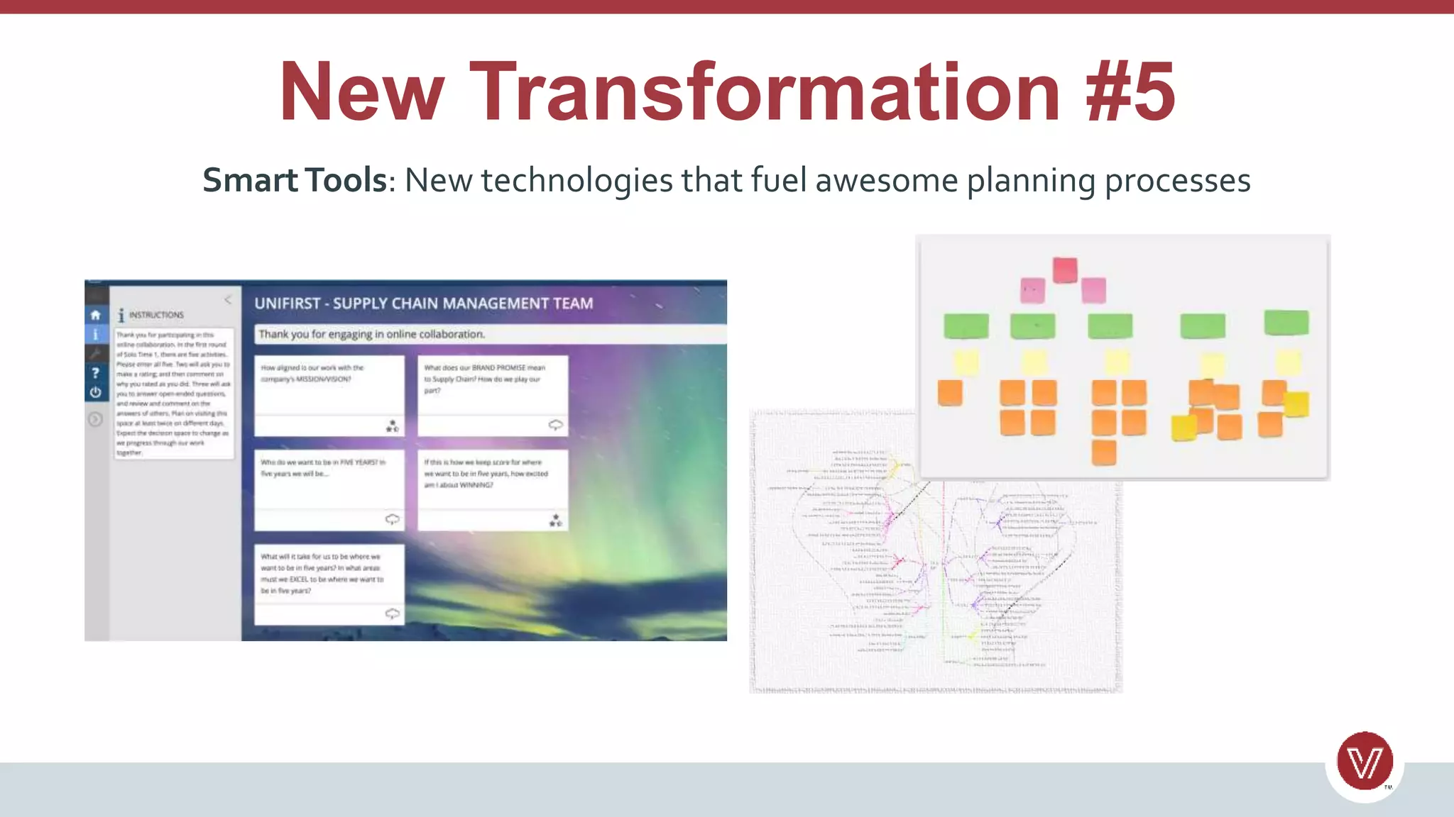 New Transformation #5
SmartTools: New technologies that fuel awesome planning processes
 