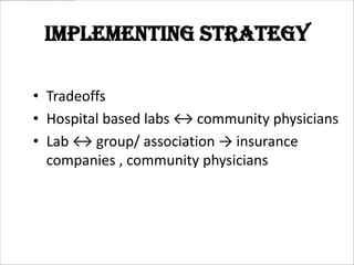 Strategizing A Labrytin Strategic planning in laboratory industry | PPTX