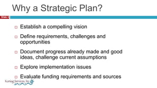 Why a Strategic Plan?4Establish a compelling vision
