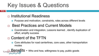 Document progress already made and good ideas, challenge current assumptions