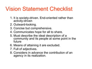 Strategic Planning Workshop