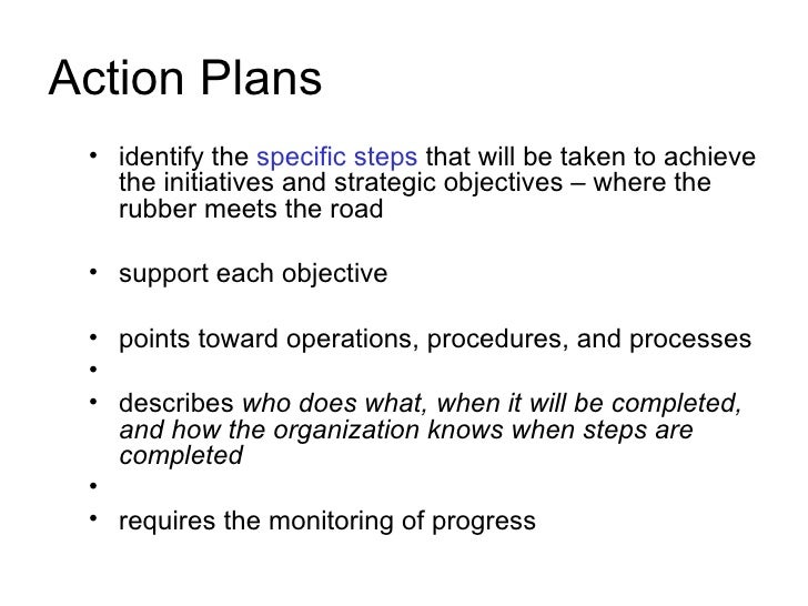 strategic action planning