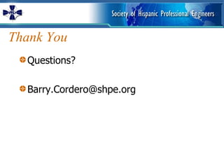 Thank You Questions? [email_address] 