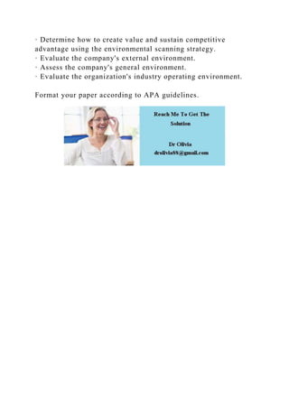 Strategic Plan, Part 1 External Environmental Scan Grading Guide.docx