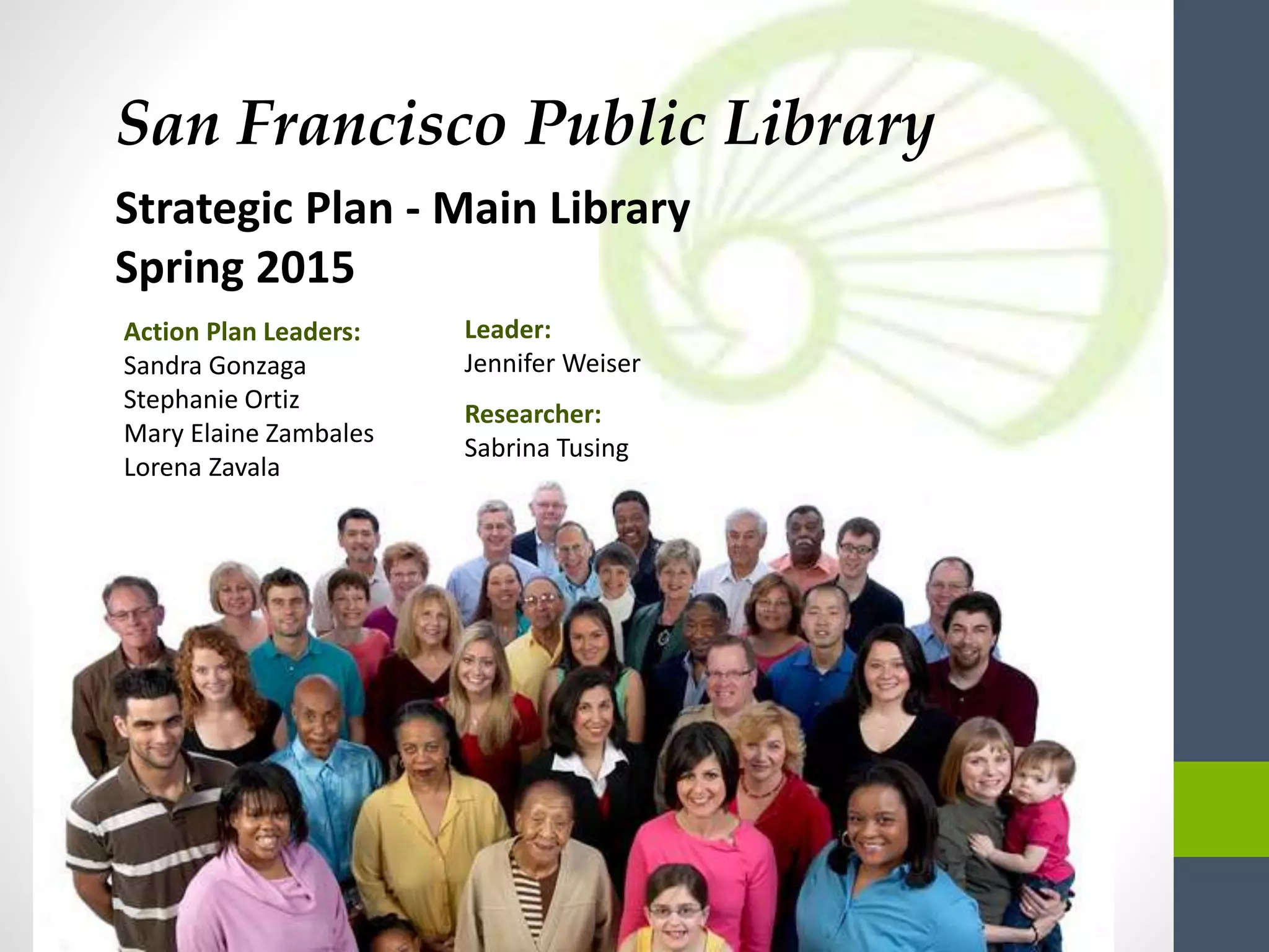 Library Leader Strategic plan presentation public library team 2_weiser_leader | PPTX
