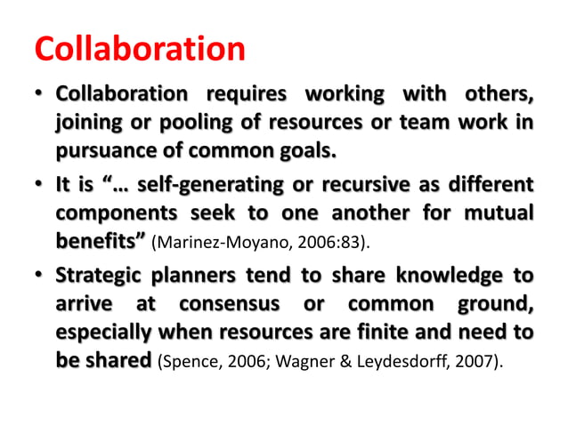 STRATEGIC PLANNING: SETTING VISION, MISSION, OBJECTIVES, GOALS AND CORE ...