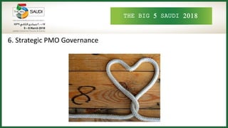 THE BIG 5 SAUDI 2018
6. Strategic PMO Governance
 