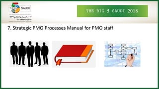 THE BIG 5 SAUDI 2018
7. Strategic PMO Processes Manual for PMO staff
 