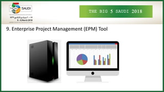 THE BIG 5 SAUDI 2018
9. Enterprise Project Management (EPM) Tool
 