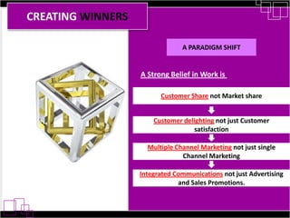 An expertise in Events and PR.