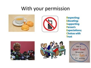 With your permission
 