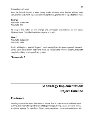 Disney Rfp Template Strategic Business Proposal for Walt Disney | PDF