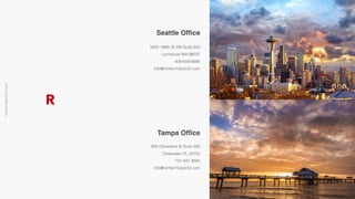 richter10point2.com
!11
600 Cleveland St Suite 920
Clearwater FL 33755
727-447-3600
info@richter10point2.com
Tampa Office
3400 188th St SW Suite 650
Lynnwood WA 98037
408-659-6686
info@richter10point2.com
Seattle Office
 