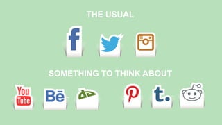 THE USUAL
SOMETHING TO THINK ABOUT
 