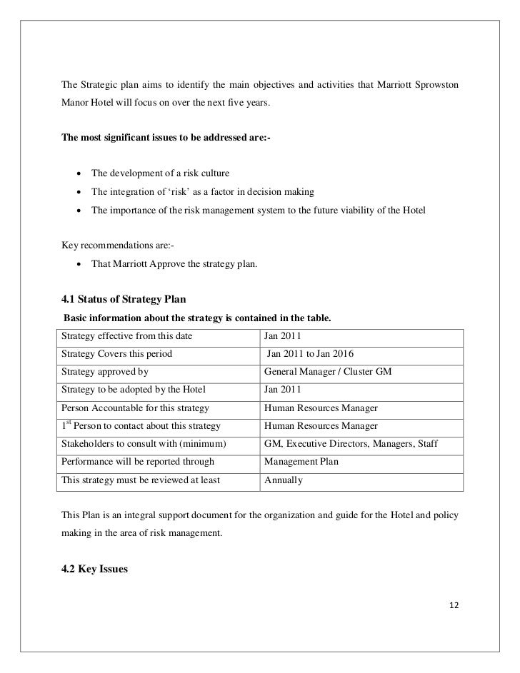 objective of hotel management