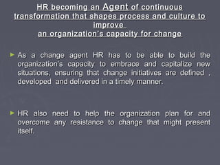 Strategic role of Human Resource Management | PPT
