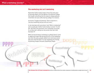 Strategic Role - Product Management