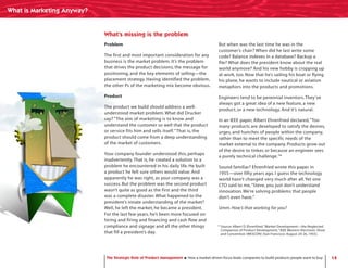 Strategic Role - Product Management