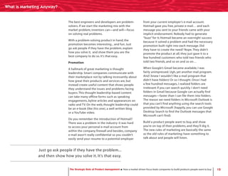 Strategic Role - Product Management