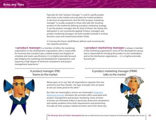 Strategic Role - Product Management