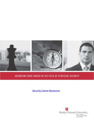 Security Career Resources
 