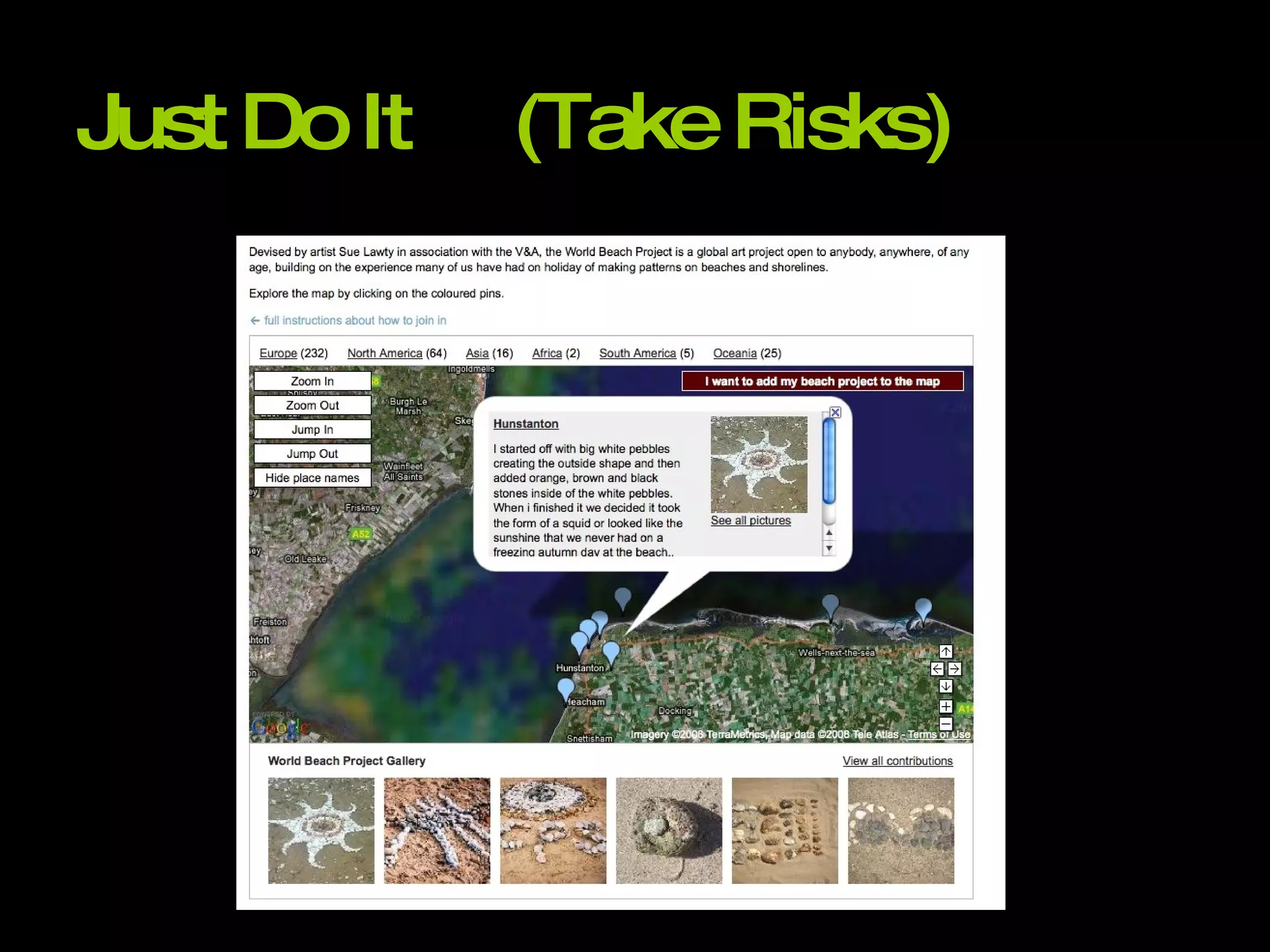 Just Do It  (Take Risks) 