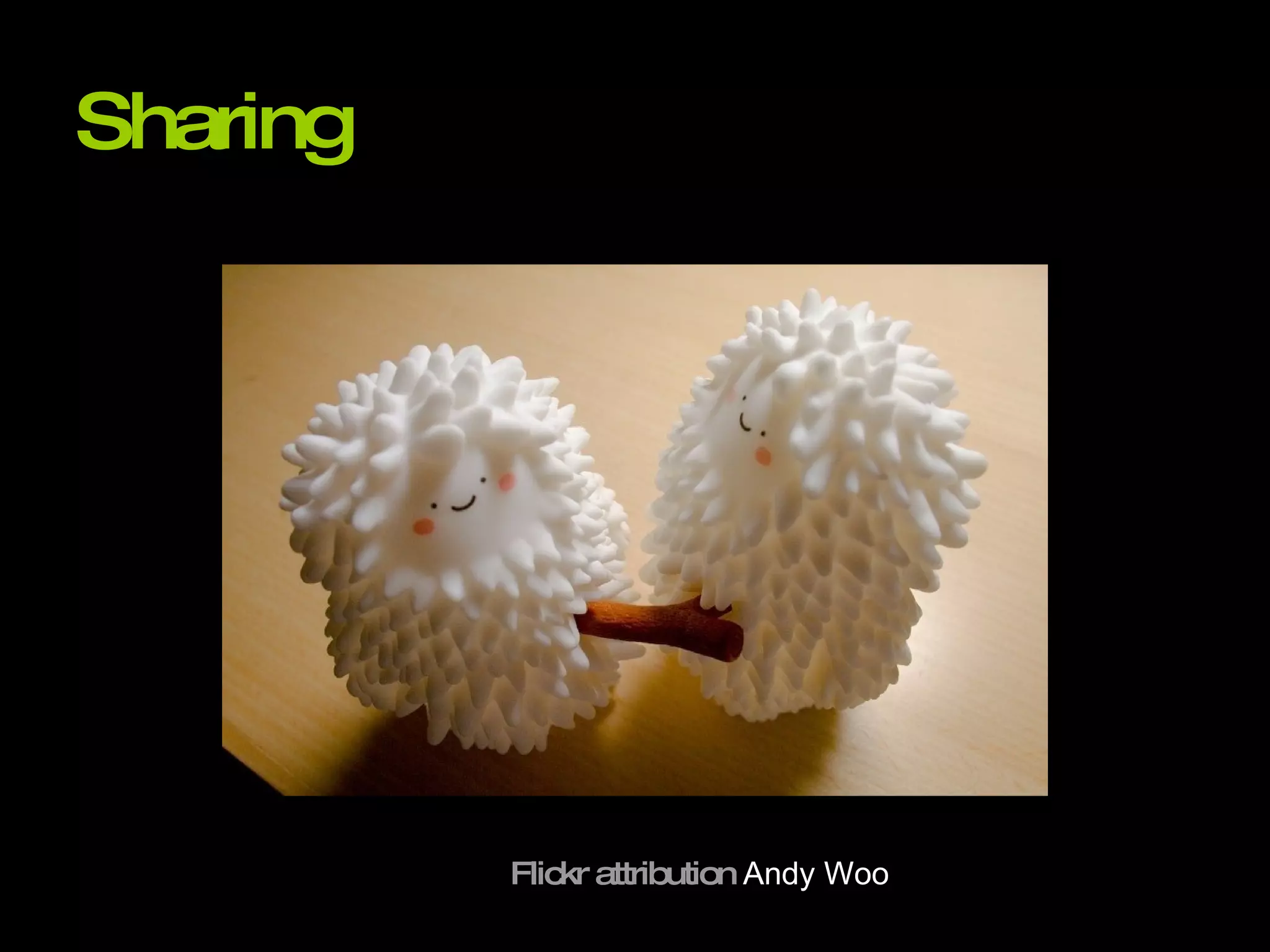 Sharing Flickr attribution  Andy Woo 