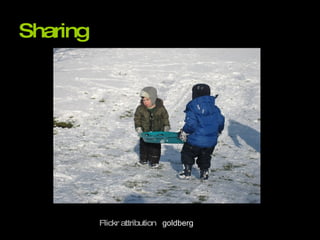 Sharing Flickr attribution  goldberg 