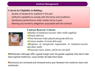 Stores update their own database and place order when reorder point is reached