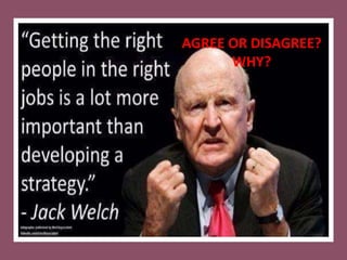 AGREE OR DISAGREE?
WHY?
 