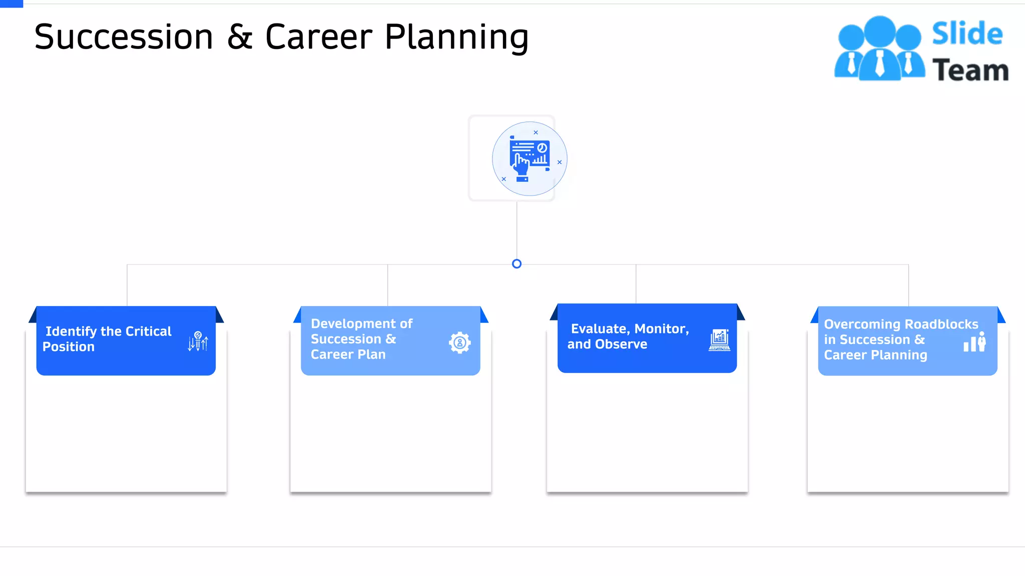 Succession & Career Planning
36This slide is 100% editable. Adapt it to your needs and capture your audience's attention.
Overcoming Roadblocks
in Succession &
Career Planning
Evaluate, Monitor,
and Observe
Development of
Succession &
Career Plan
Identify the Critical
Position
 