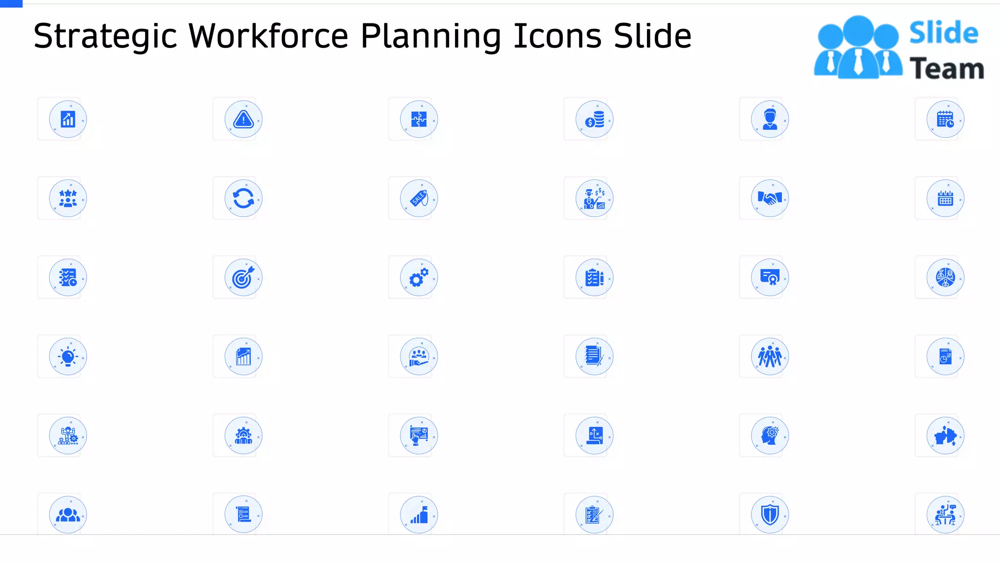 Strategic Workforce Planning Icons Slide
56
 