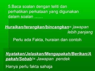 Strategi Dan Teknik Menjawab