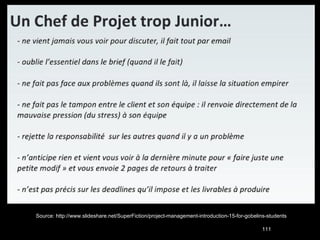 Source: http://www.slideshare.net/SuperFiction/project-management-introduction-15-for-gobelins-students 