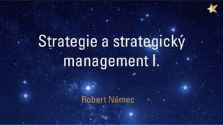 Školení strategie a strategického managementu - ukázka