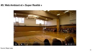 80
#5: Web Ambiant et « Super Realité »
Source: Magic Leap
 