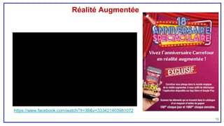 Réalité Augmentée
15
https://www.facebook.com/watch/?t=38&v=333421403981072
 
