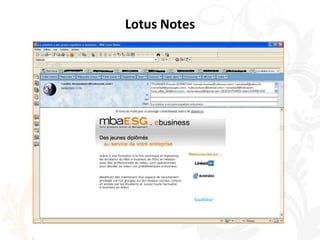 ASPECTS OPERATIONNELSTESTS ET VALIDATIONPlateformes et serveurs testésOutlook   Lotus   ExchangeGmail   Hotmail   Laposte.net   Free   Orange   AOLiPhone & Smartphone Les screenshots des plateformes les plus représentatives du marché sont en annexe