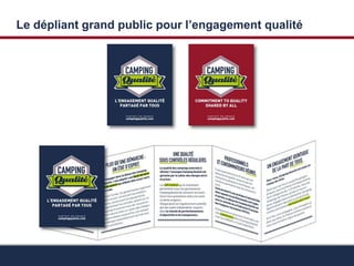 Le dépliant grand public pour l’engagement qualité 
 