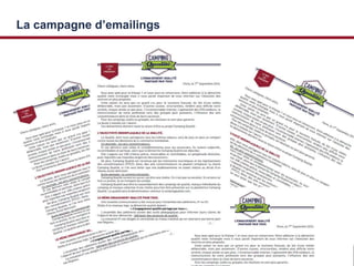 La campagne d’emailings 
 