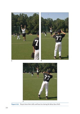 204
Figure 9.23  Players hone their skills and have fun during the Relay Race Drill.
a b
c
 