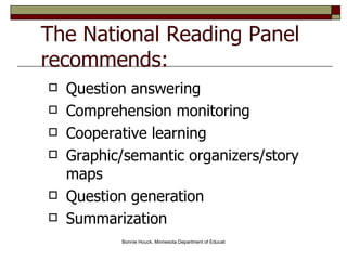 Strategies for Incorporating the National Reading Panels Five ...