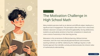 Motivation Chip In Math Strategies-to-Increase-Student-Interest-and-Motivation-in-High-School ...