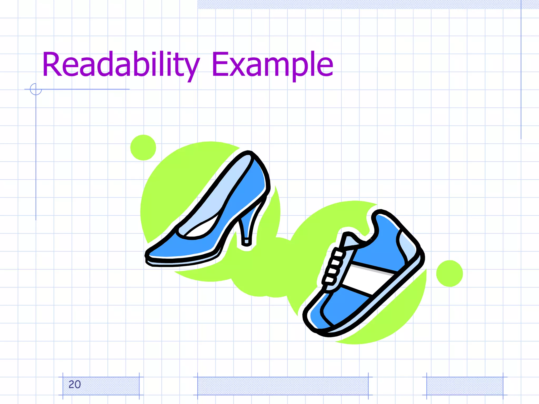 Readability Example 