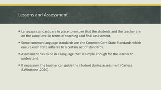 Strategies and activities for english language learners | PPTX