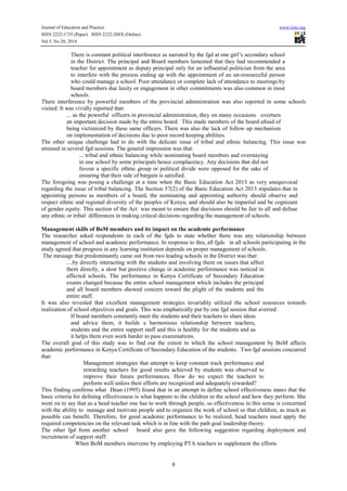 Journal of Education and Practice www.iiste.org
ISSN 2222-1735 (Paper) ISSN 2222-288X (Online)
Vol.5, No.20, 2014
8
There ...