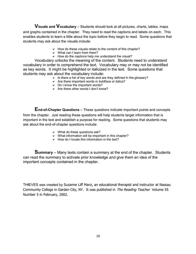 Strategies for activating prior knowledge