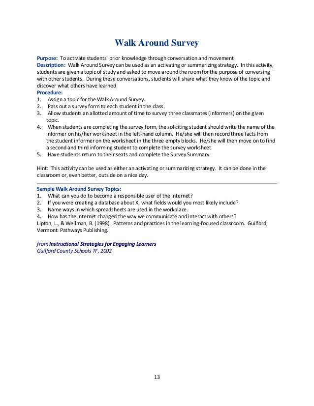 Strategies for activating prior knowledge