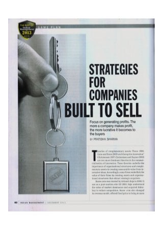 Strategies for companies to build and sell pdf