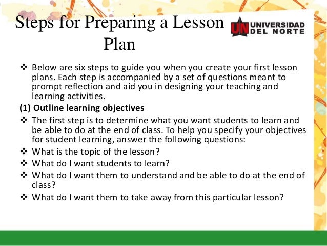 Strategies for effective lesson planning